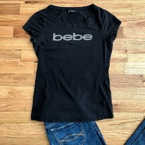 EUC vintage bebe tee size XS